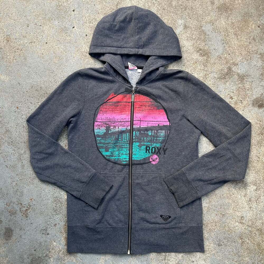 Vintage Roxy Full Zip Hoodie Y2K